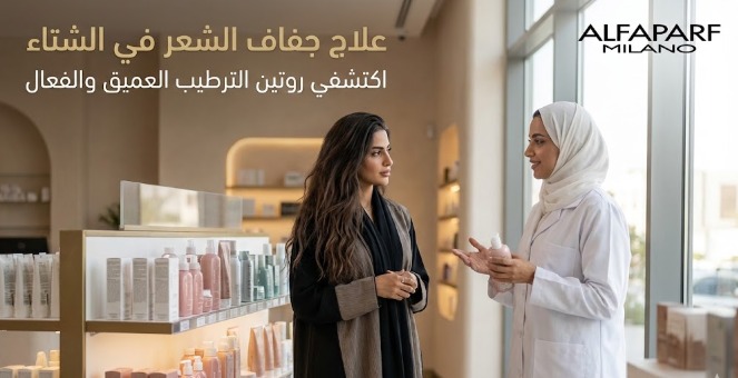 علاج جفاف الشعر