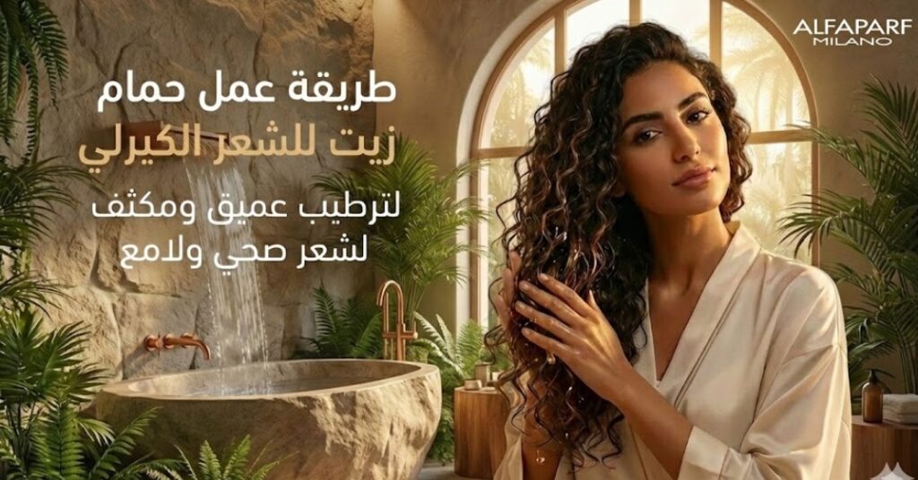 طريقة عمل حمام زيت للشعر الكيرلي