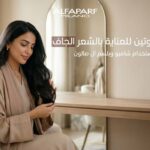 روتين للعناية بالشعر الجاف